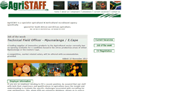Desktop Screenshot of agristaff.co.za