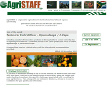 Tablet Screenshot of agristaff.co.za